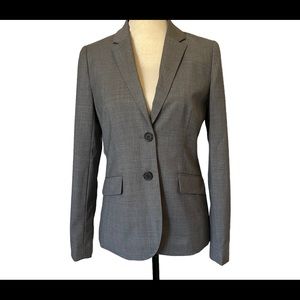 J Crew Suiting Women's Lined Blazer size 2 Grey